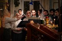 Архиерейское богослужение в Николо-Архангельском храме города Балашихи